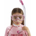 Набор для снорклинга CRESSI ONDINA JUNIOR BOX, розовый/прозрачный (маска ONDINA + трубка TOP + бокс)
