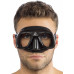 Маска CRESSI SUPEROCCHIO, черный силикон/черная рамка