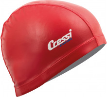 Шапочка для плавания CRESSI PV COATED CAP, красная, нейлон