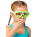 Очки детские CRESSI BALOO, зелено-белая рамка/белый силикон