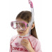 Набор для снорклинга CRESSI ONDINA JUNIOR BOX, розовый/прозрачный (маска ONDINA + трубка TOP + бокс)