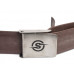 Пояс SIGALSUB ELASTICA BROWN, резиновый с металлической пряжкой