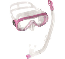Набор для снорклинга CRESSI ONDINA JUNIOR BOX, розовый/прозрачный (маска ONDINA + трубка TOP + бокс)