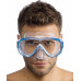 Маска CRESSI ONDA, прозрачный силикон/синяя рамка