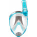 Полнолицевая маска CRESSI DUKE, аквамарин/прозрачная