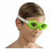 Очки детские CRESSI KING CRAB KID, зеленая рамка/белый силикон