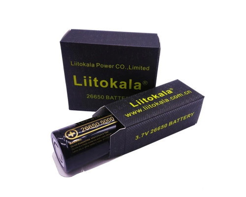 Аккумулятор LIITOKALA Li-ion 26650 Lii-50A 5000 mAh, 3.7V
