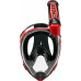 Полнолицевая маска CRESSI DUKE, красная/черная