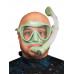 Набор SCUBA BROTHERS FLIPPER GREEN, маска+трубка