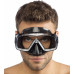 Маска CRESSI SIRENA, черный силикон/черная рамка