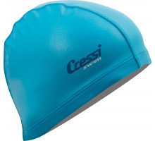 Шапочка для плавания CRESSI PV COATED CAP, голубая, нейлон
