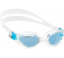 Очки CRESSI RIGHT, прозрачная рамка/прозрачный силикон, голубые линзы