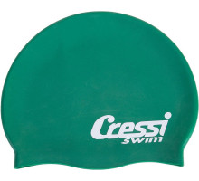 Шапочка для плавания CRESSI SILICONE CAP KIDS, детская, зеленая