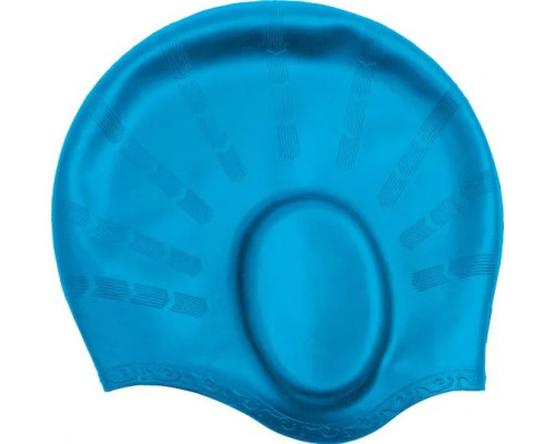 Шапочка для плавания CRESSI SILICONE EAR CAP, голубая (с отсеками для ушей)