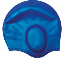 Шапочка для плавания CRESSI SILICONE EAR CAP, синяя (с отсеками для ушей)