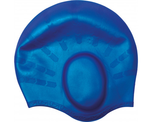 Шапочка для плавания CRESSI SILICONE EAR CAP, синяя (с отсеками для ушей)