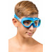 Очки детские CRESSI MINI COBRA, сине-зеленая рамка/синий силикон