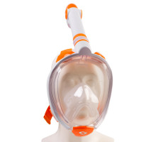 Полнолицевая маска SCORPENA SWIM, оранжевая, размер S