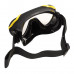 Маска SCORPENA MIAMI JUNIOR, черно-желтая