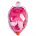 Полнолицевая маска SCORPENA SWIM, розовая, размер S