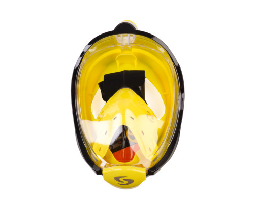 Полнолицевая маска SCORPENA SWIM, желтая, размер L