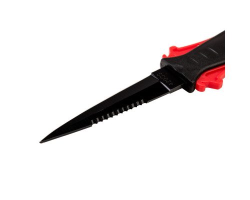 Нож SCORPENA A, красно-черный