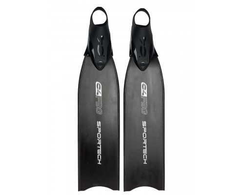 Ласты C4 SPORTECH RUBBER FBG BLACK, стеклопластик, 30/MEDIUM