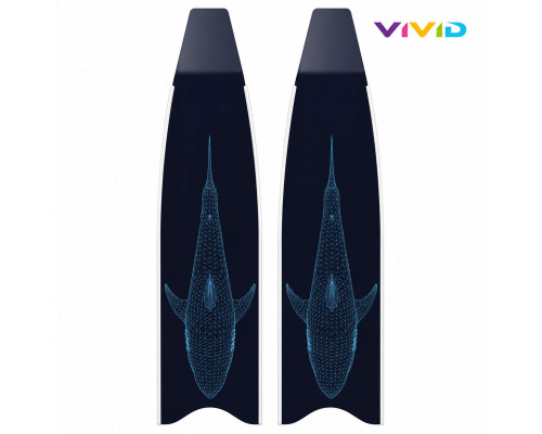 Лопасти стеклопластиковые LEADERFINS LIMITED EDITION SHARK WHITE MEDIUM