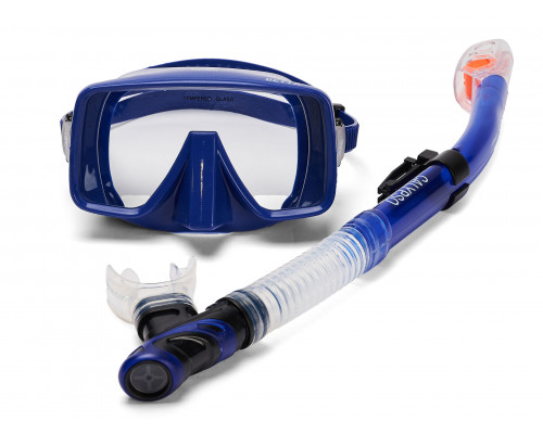 Набор для плавания SCUBA BROTHERS BETTA BLUE, маска, трубка, сумка