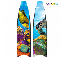 Лопасти стеклопластиковые LEADERFINS LIMITED EDITION UNDERWATER FISH BLACK MEDIUM