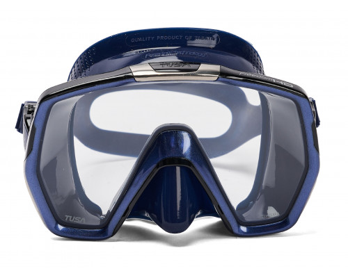 Маска TUSA FREEDOM HD, синяя рамка, синий силикон
