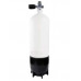Баллон VITKOVICE CYLINDERS стальной 15л 230бар 204мм, вентиль М25х2 232бар, с башмаком, белый