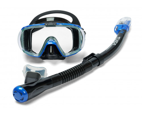 Комплект TUSA SPORT UCR3125, синий, маска+трубка
