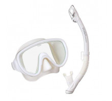 Комплект TUSA SPORT UCR1625P, белый, маска+трубка