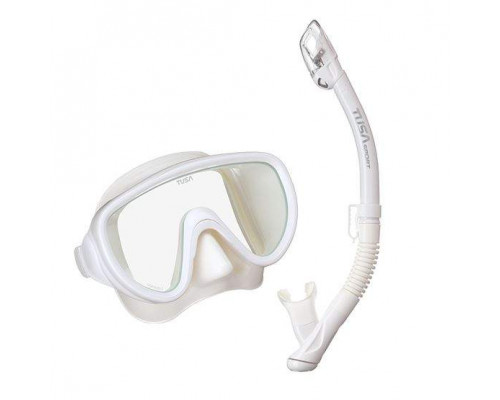 Комплект TUSA SPORT UCR1625P, белый, маска+трубка