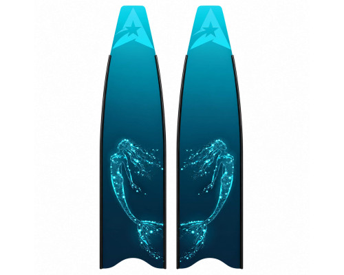 Лопасти сендвич карбон LEADERFINS LIMITED EDITION MERMAID QUEEN BLACK SOFT