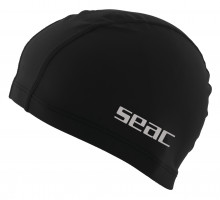 Шапочка для плавания SEAC SUB COMFORT BLACK, стрейч