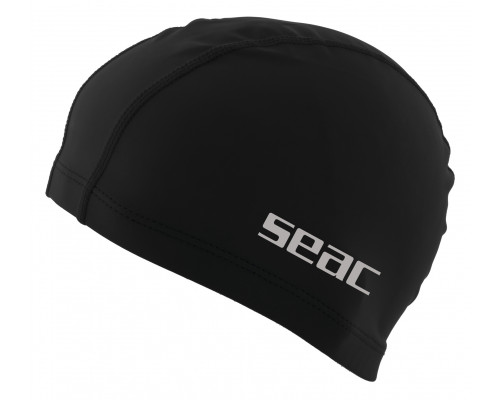 Шапочка для плавания SEAC SUB COMFORT BLACK, стрейч