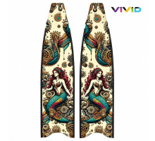 Лопасти стеклопластиковые LEADERFINS LIMITED EDITION STEAMPUNK MERMAID BLACK SOFT