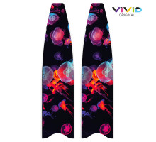 Лопасти карбоновые LEADERFINS LIMITED EDITION JELLYFISH WHITE SOFT