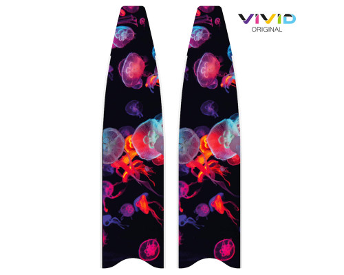 Лопасти карбоновые LEADERFINS LIMITED EDITION JELLYFISH WHITE SOFT