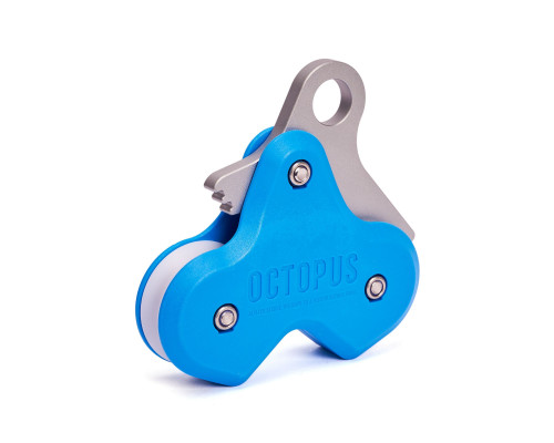 Блок-качель подъемный для фридайвинга OCTOPUS XL BLUE