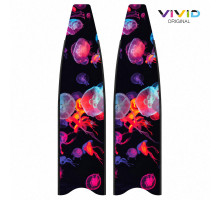 Лопасти стеклопластиковые LEADERFINS LIMITED EDITION JELLYFISH BLACK MEDIUM
