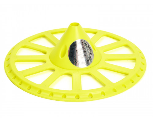 Тарелка донная для тэгов OCTOPUS FLUORESCENT YELLOW