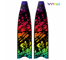 Лопасти стеклопластиковые LEADERFINS LIMITED EDITION VORTEX GLOW BLACK SOFT