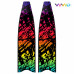 Лопасти стеклопластиковые LEADERFINS LIMITED EDITION VORTEX GLOW BLACK SOFT
