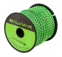 Линь SALVIMAR DYNEEMA, зеленый, диам. 2 мм, 240 кг, катушка 50 м