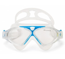 Очки SALVIMAR FLUYD FREEDOM JR, детские, прозрачный силикон/синяя рамка
