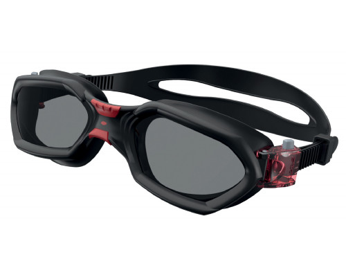 Очки для плавания SEAC SUB AQUATECH BLACK/RED, тонированные стекла