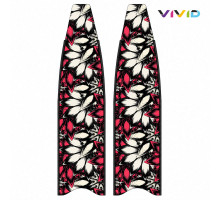 Лопасти стеклопластиковые LEADERFINS LIMITED EDITION FLORAL BLACK SOFT